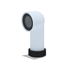 Труба фановая  110*90 град с гребенкой  , ANI PLAST