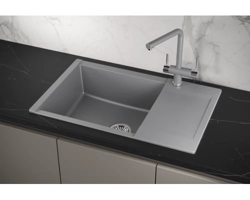 Кухонная мойка GRANULA (7807, АЛЮМИНИУМ)