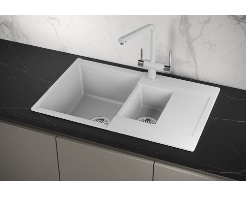 Кухонная мойка GRANULA (7808, АРКТИК)
