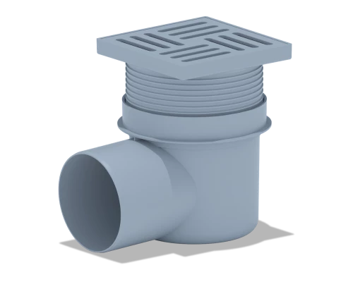 Трап гор.регул.выпуск 110 с сухим гидр. реш.15х15 пласт., ANI PLAST