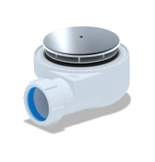 Сифон для душевого поддона  1 1/2**60, h 55 хром, ANI PLAST