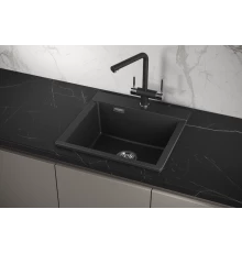 Кухонная мойка GRANULA (5201, ЧЕРНЫЙ)