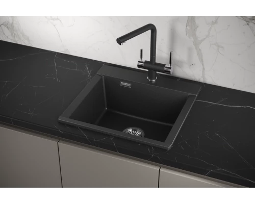 Кухонная мойка GRANULA (5201, ЧЕРНЫЙ)