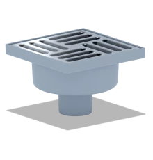 Трап верт вып. 50 решетка из нерж. стали 150х150, ANI PLAST