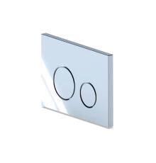 Клавиша для системы скрытой установки унитаза глянц. хром круглая, ANI PLAST