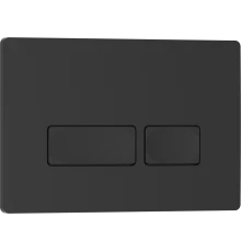 Кнопка смыва IBERICA BLANCA ESTI-R ABS-пластик, черный матовый (IB.B021.002.000)