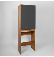 Шкаф для стиральной машины VIANT БОСТОН 65 напольный графит/дуб вотан (VBOS645G-SHSM)