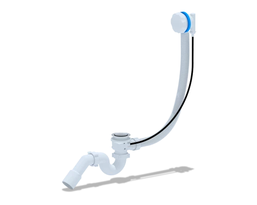 Сифон АНИ11/2*40 д/ванны авт.с перех.тр.45 40*50(520мм), ANI PLAST