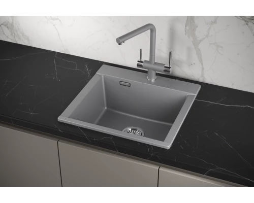 Кухонная мойка GRANULA (5201, АЛЮМИНИУМ)