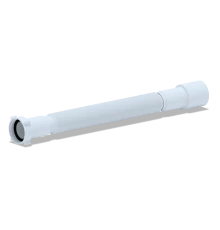 ANI PLAST Гибкая труба 1 1/2"*40/50мм. удлиненная (длина мин-800мм., макс-1500мм.), ANI PLAST