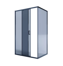 Душевой уголок ALEX BAITLER 1 серия AB14120B4 тонированное стекло