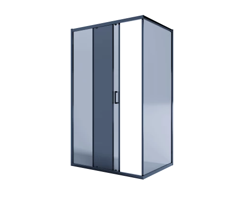 Душевой уголок ALEX BAITLER 1 серия AB14120B4 тонированное стекло