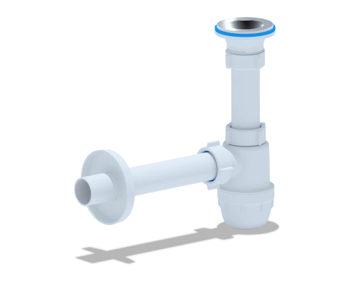 Сифон АНИ Юнг 1 1/4"*32 с прямой трубой 32 мм