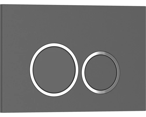 Комплект 3в1 IBERICA BLANCA инсталляция SILENCIO, унитаз TOLEDO ALTO белый, кнопка смыва ESTI-O серый матовый (IB001.TLA.234.827)