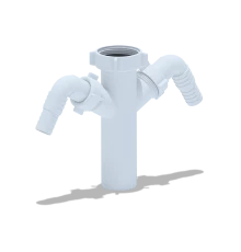 Отвод для стиральной и посудомоечной  маш. 1 1/2"*40, ANI PLAST