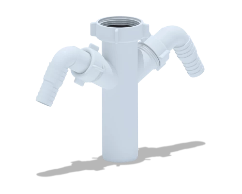 Отвод для стиральной и посудомоечной  маш. 1 1/2"*40, ANI PLAST