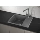 Кухонная мойка GRANULA (6202, ГРАФИТ)