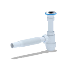 Сифон Ани 1 1/4"* 32 "Юнг" с гибкой трубой 32*32, ANI PLAST