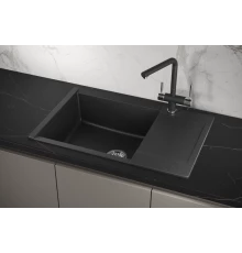 Кухонная мойка GRANULA (7807, ЧЕРНЫЙ)