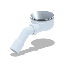 Сифон для душевого поддона  1 1/2**90, h 55 хромс пер. тр.45 40*50, ANI PLAST