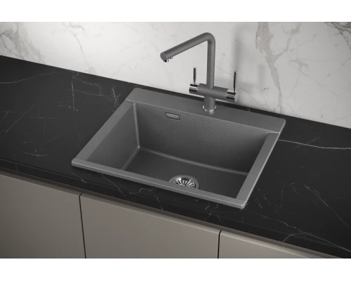 Кухонная мойка GRANULA (5804, ГРАФИТ)