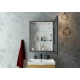 Зеркало-шкаф Mirror Box black Led 600х800