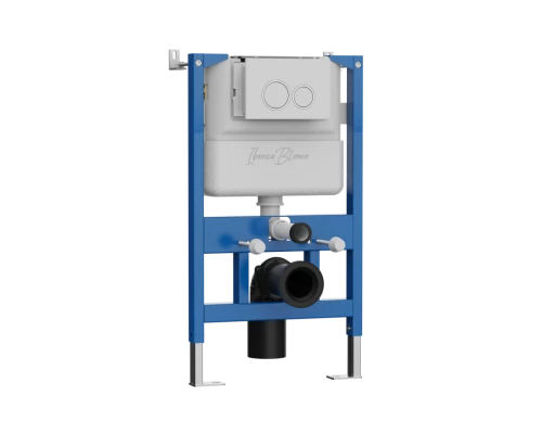 Инсталляция для подвесного унитаза IBERICA BLANCA SILENCIO PNEUMATICO CORTO с пневматическим управлением (IB.800APC)