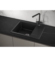 Кухонная мойка GRANULA (6202, ШВАРЦ)