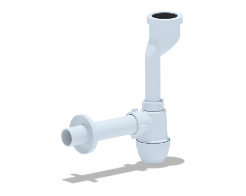 Сифон для писсуара  c выходом на 40 и прямой трубой, ANI PLAST