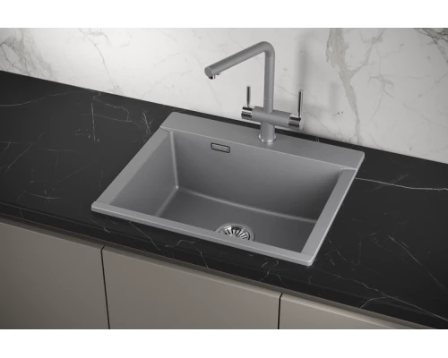 Кухонная мойка GRANULA (5804, АЛЮМИНИУМ)