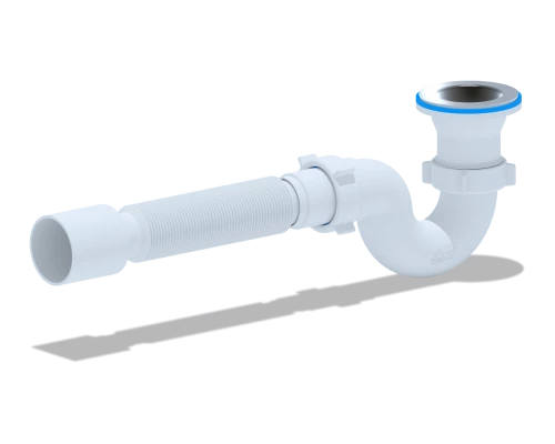 Сифон Ани для душевого поддона1 1/2"*40 с г/т 40х50,ANI PLAST