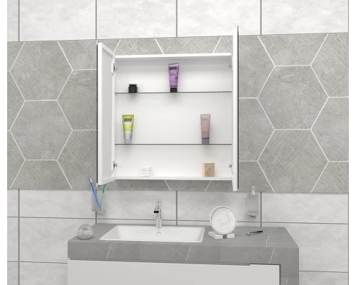 Зеркало-шкаф Reflex LED 800х800 с датчиком движения