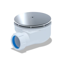 Сифон для душевого поддона  1 1/2**90, h 55 хром, ANI PLAST