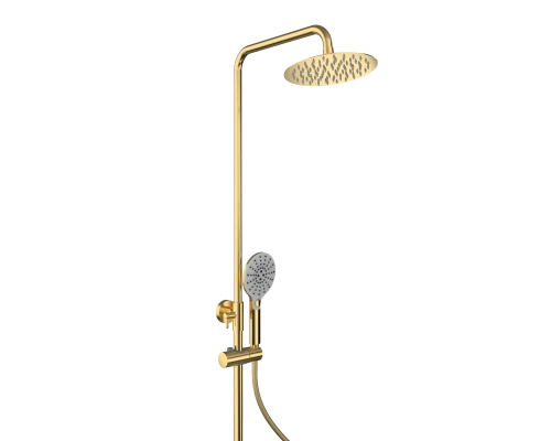 Душевая система TOKITO KIN брашированное золото (TOK-RAI-KIN1016)