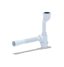 ANI  Сифон для писсуара с выходом 40 и с гибкой трубой 40х40/50 ANI PLAST