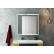 Зеркало-шкаф Mirror Box black Led 800х800