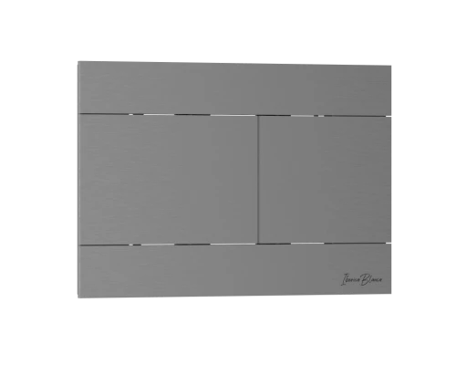 Комплект 3в1 IBERICA BLANCA инсталляция SILENCIO MINI, унитаз BURGOS ALTO белый, кнопка смыва INOX-R вороненая сталь (IB.001M.BRA.234.1502)