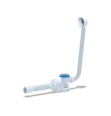 Сифон Ани "Бриг" для ванны клик-клак, сетка, с вып/пер. плоский с трубой 40/50 ANI PLAST