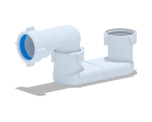 ANI Сифон для ванны 1 1/2", плоский, ANI PLAST