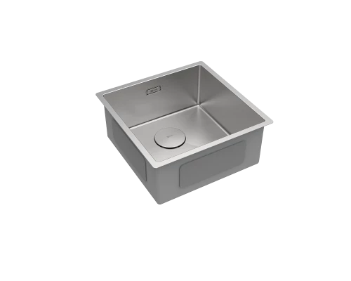 Кухонная мойка Lemark OLANGA 440 прямоугольная из нержавеющей стали, цвет Сталь,в комплекте: крепеж,