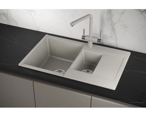 Кухонная мойка GRANULA (7808, БАЗАЛЬТ)