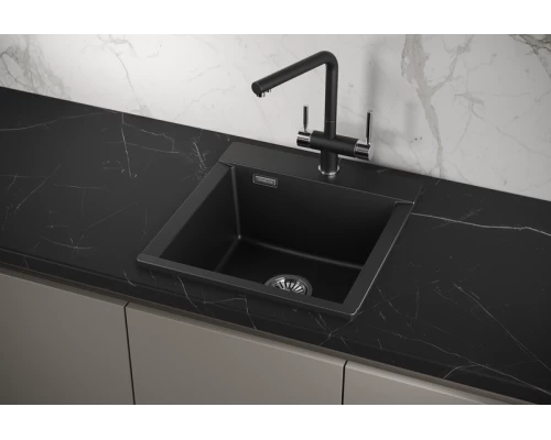 Кухонная мойка GRANULA (4701, ШВАРЦ)