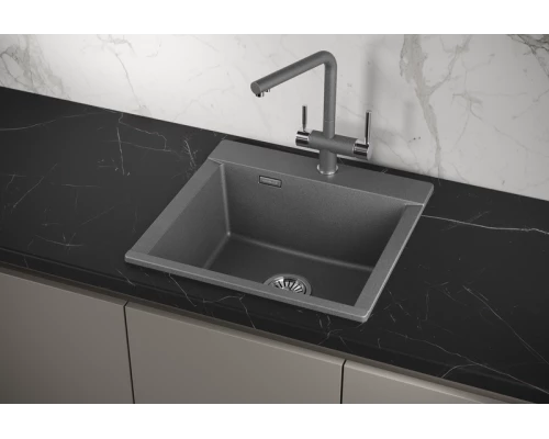 Кухонная мойка GRANULA (5201, ГРАФИТ)