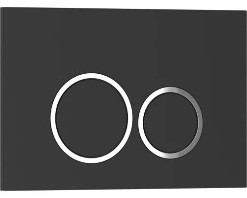 Комплект 2в1 IBERICA BLANCA инсталляция SILENCIO, кнопка смыва ESTI-O черный матовый (IB001.822)