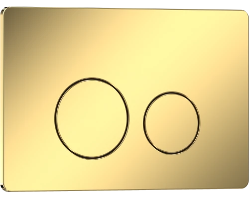 Комплект 2в1 IBERICA BLANCA инсталляция SILENCIO, кнопка смыва INOX-O золото глянцевое (IB001.816)