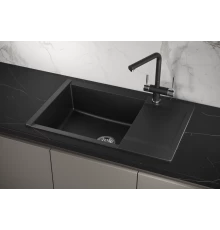 Кухонная мойка GRANULA (7807, ШВАРЦ)
