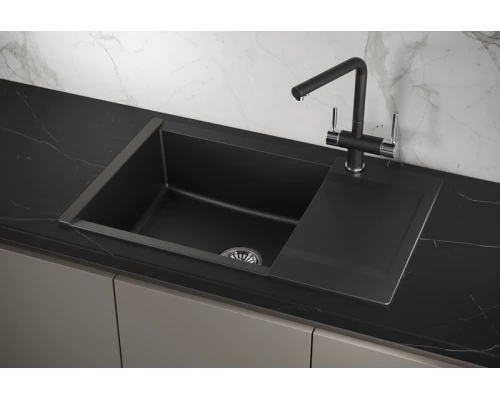 Кухонная мойка GRANULA (7807, ШВАРЦ)