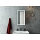Зеркало-шкаф Mirror Box black Led 350х650 правый