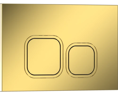 Комплект 2в1 IBERICA BLANCA инсталляция SILENCIO, кнопка смыва ESTI-Q золото глянцевое (IB001.836)