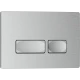 Кнопка смыва IBERICA BLANCA ESTI-R ABS-пластик, хром матовый (IB.B021.004.000)